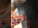 Garden floral enamel earrings