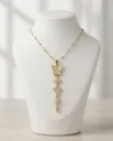 Golden charm necklace