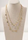 Double layered necklace