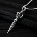 Men Protective Buddhist Pendant stainless steel