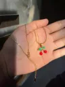 cheery necklace