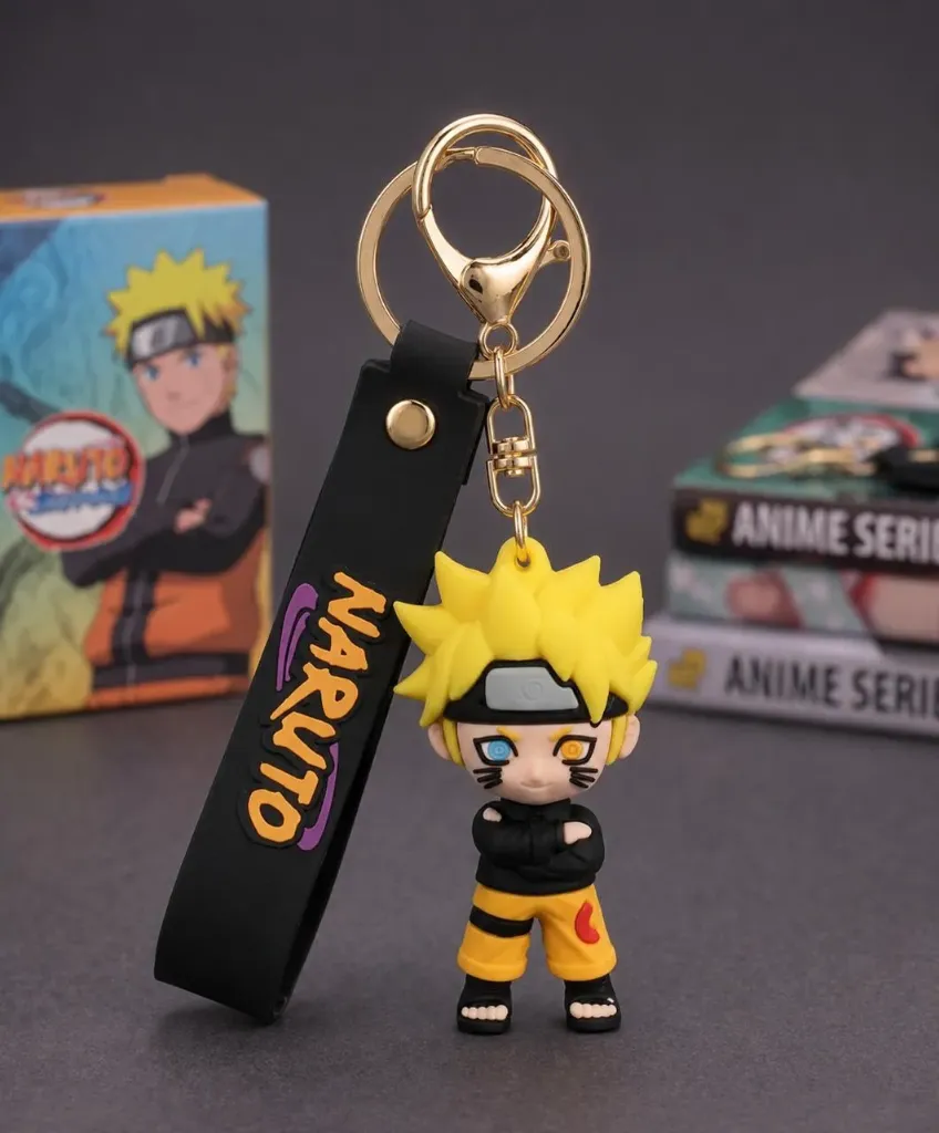 Naruto 3D Silicon keychain