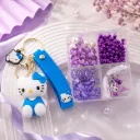 Bracelet Making set & Hello Kitty Keychain Combo
